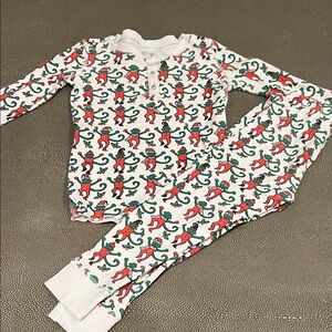 Roberta Roller Rabbit Red and Green Kids Pajama Set